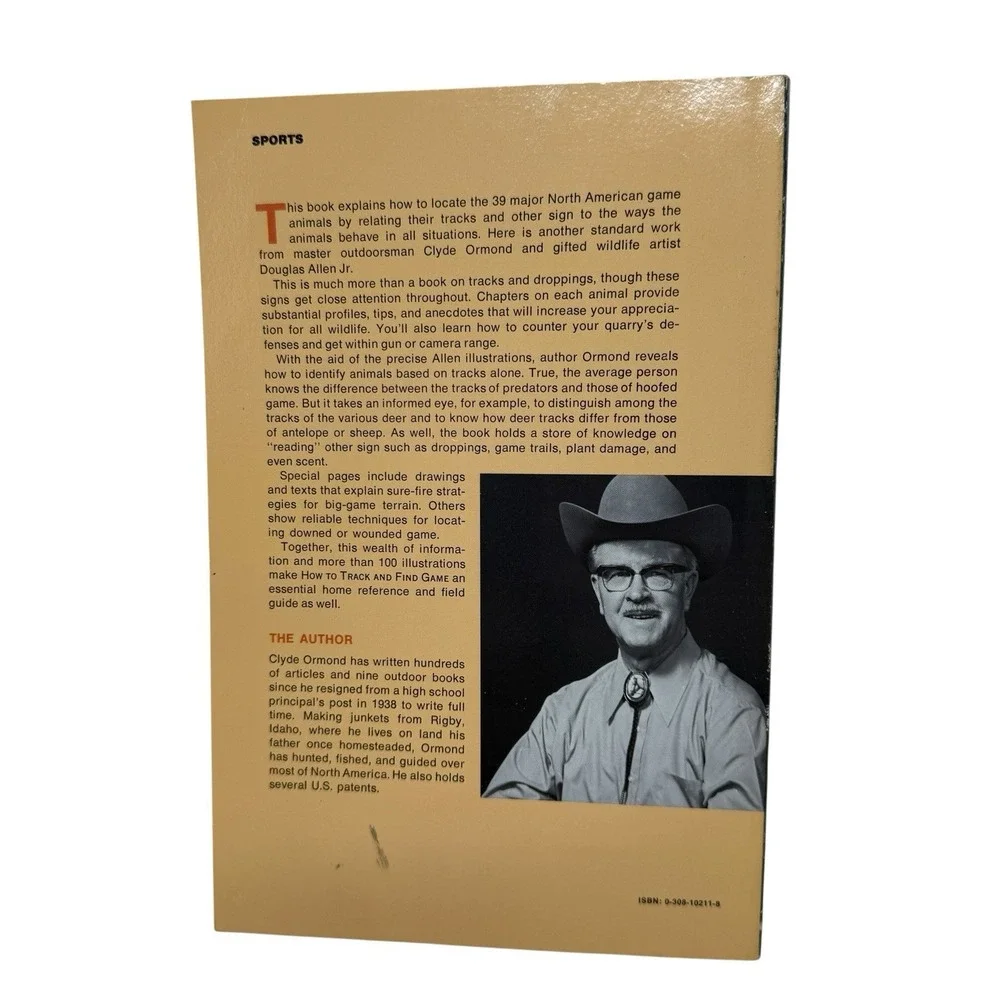 How to Track and Find Game An Outdoor‎ Life Book Vintage Survival Book Ormond